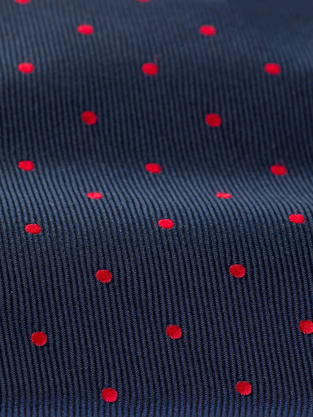 Navy Polka-Dot Tie 9cm - BRABION