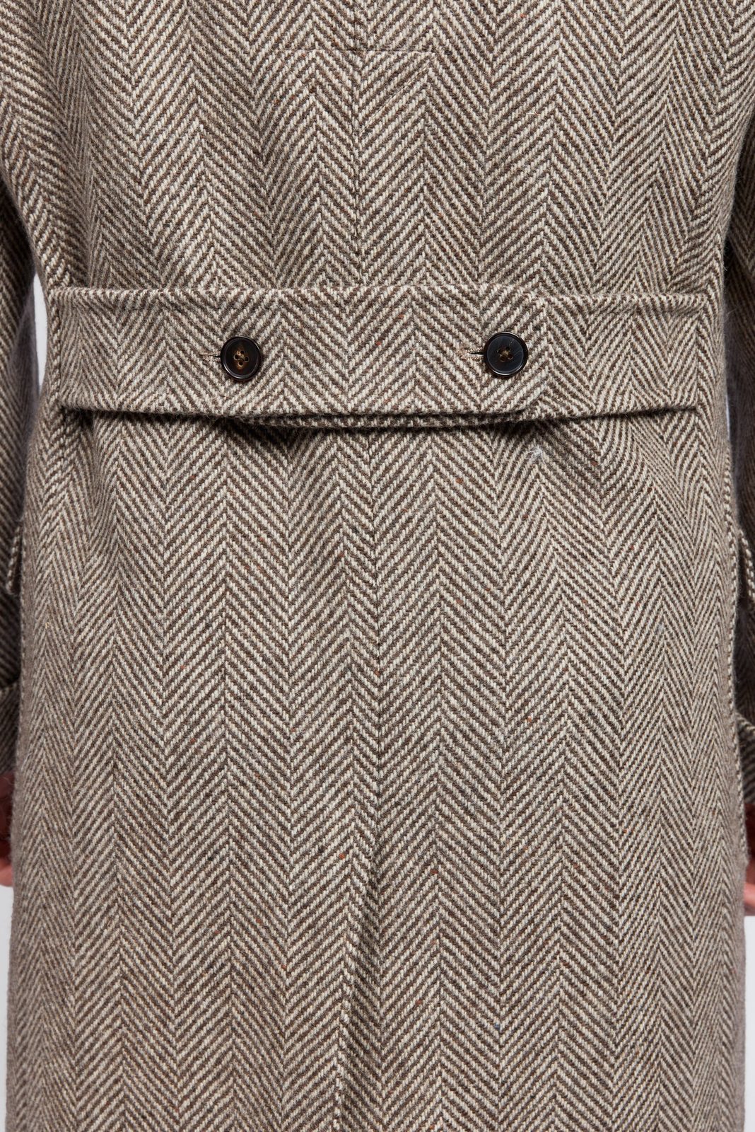 Cappotto in tweed doppiopetto Chelsea da uomo