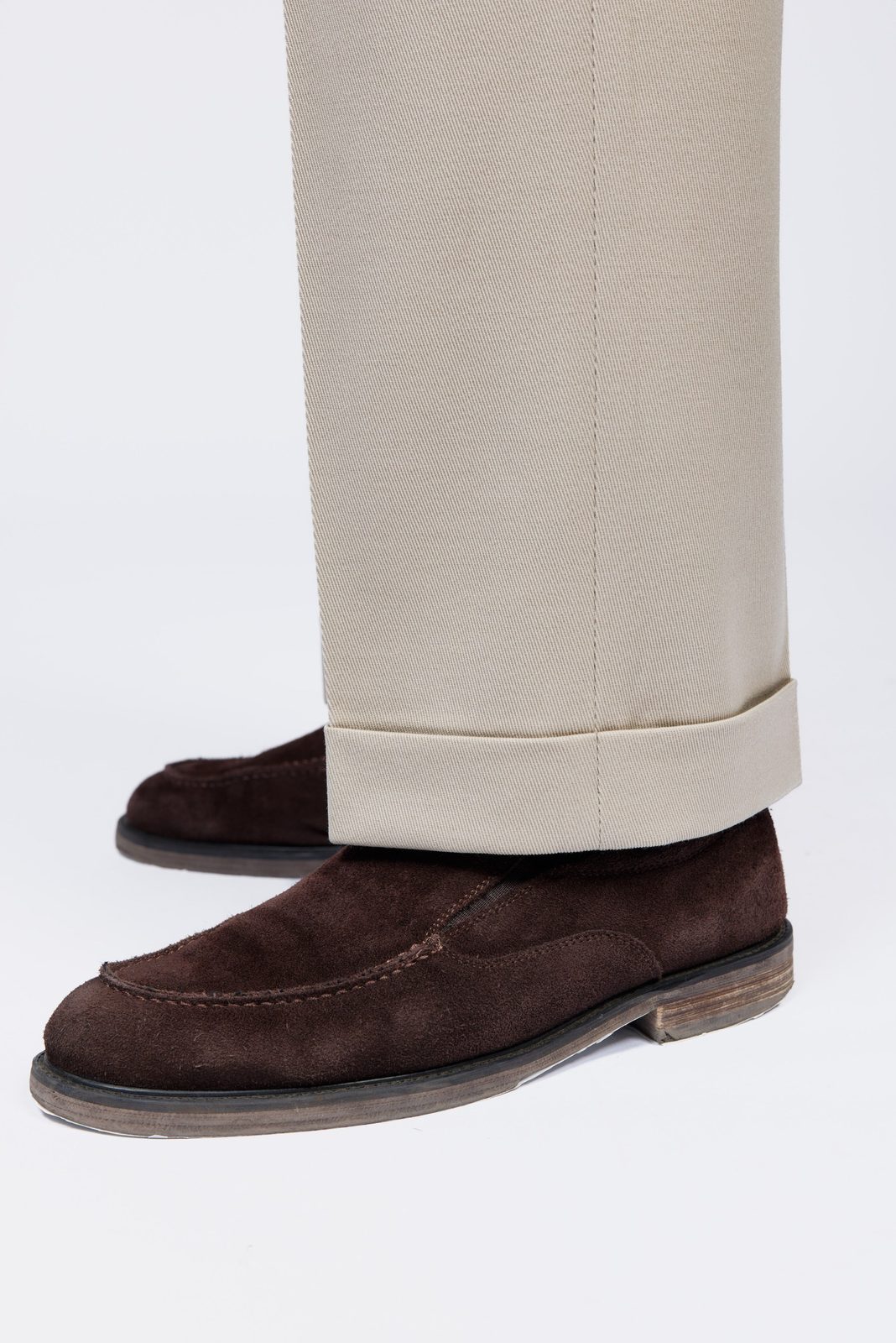 Calça social plissada dupla Amalfi