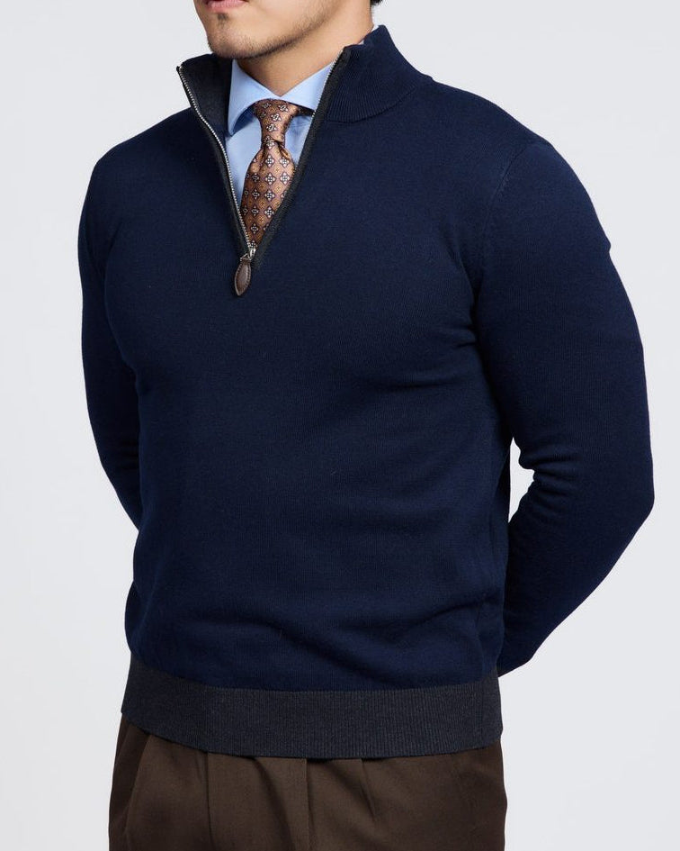 Men's Amalfi Half-Zip Knit Sweater
