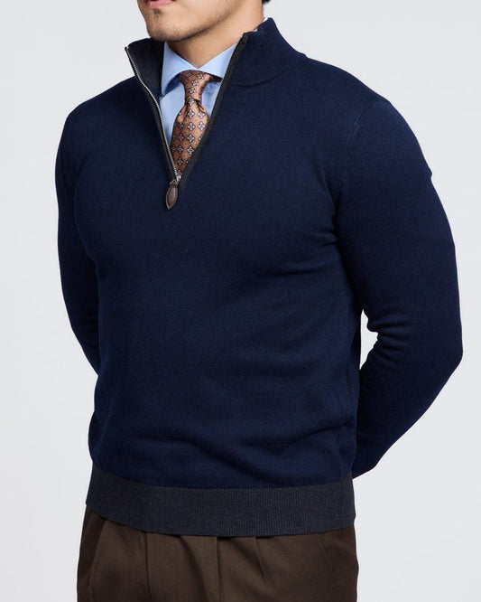 Men's Amalfi Half-Zip Knit Sweater