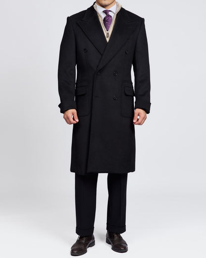 Casaco masculino de lã trespassado Chelsea