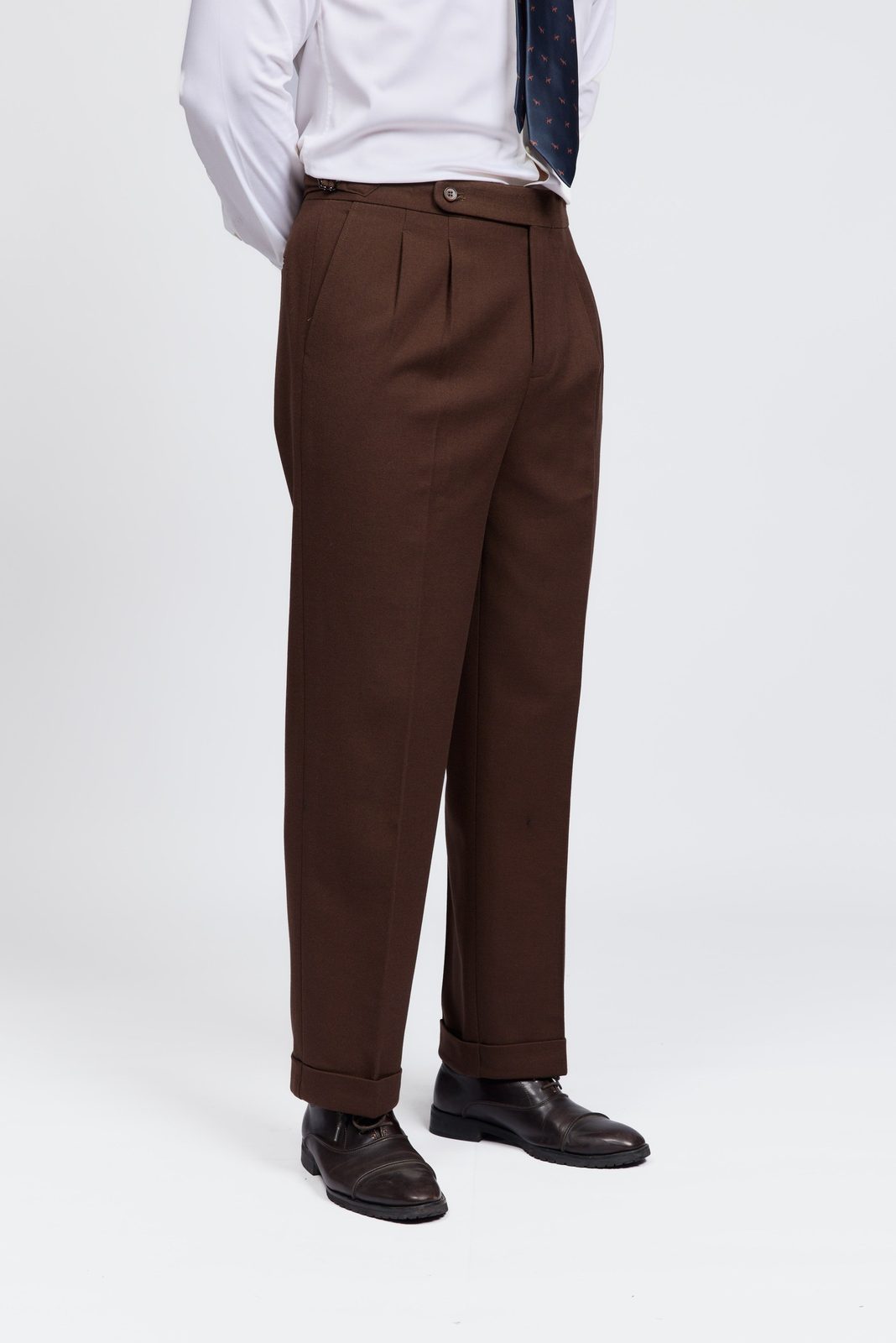 Men's Classic Adjustable-Waist Dress Trousers