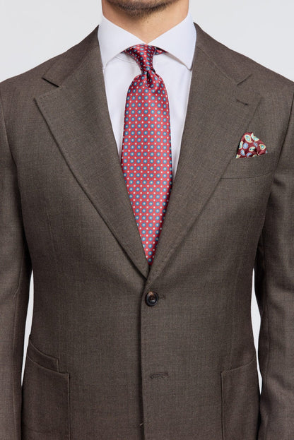 Men's Wool Single-Breasted Tailored Blazer