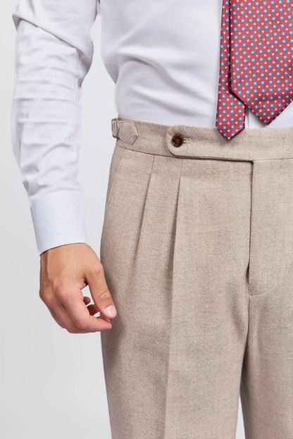 Men's Classic Adjustable-Waist Dress Trousers BRABION