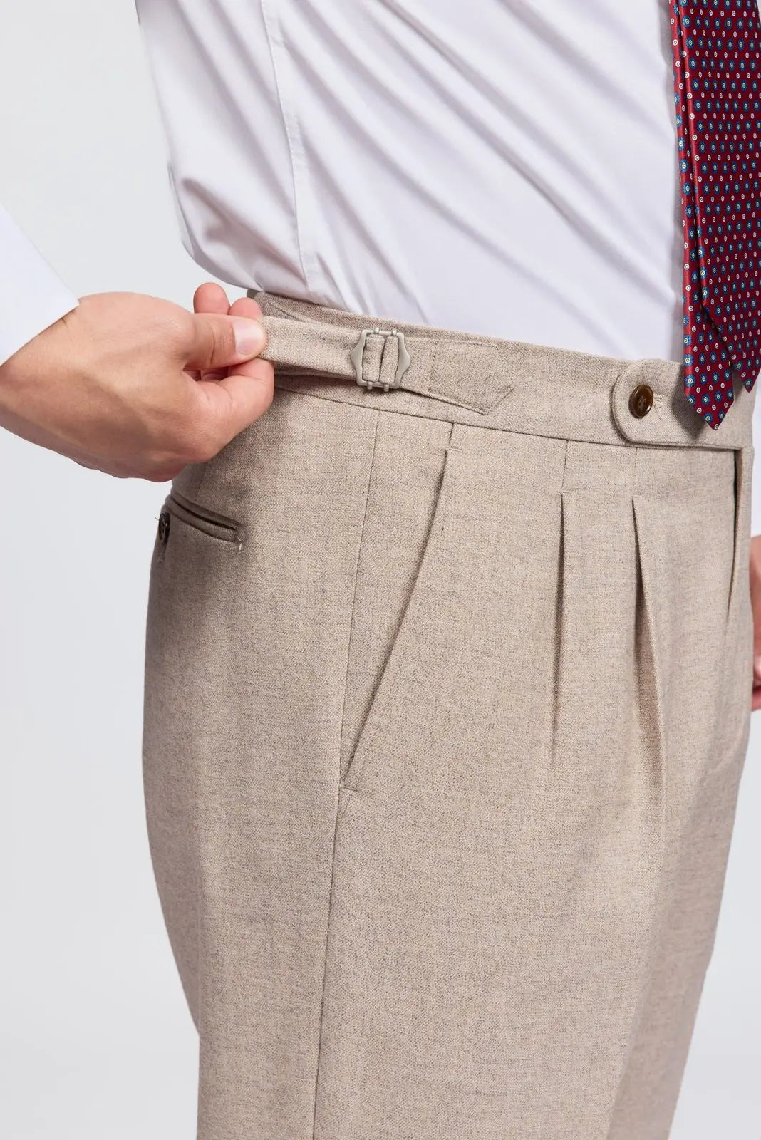 Men's Classic Adjustable-Waist Dress Trousers BRABION