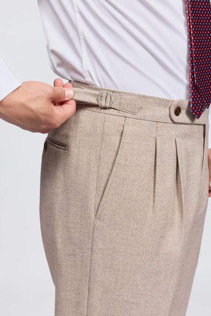 Men's Classic Adjustable-Waist Dress Trousers BRABION