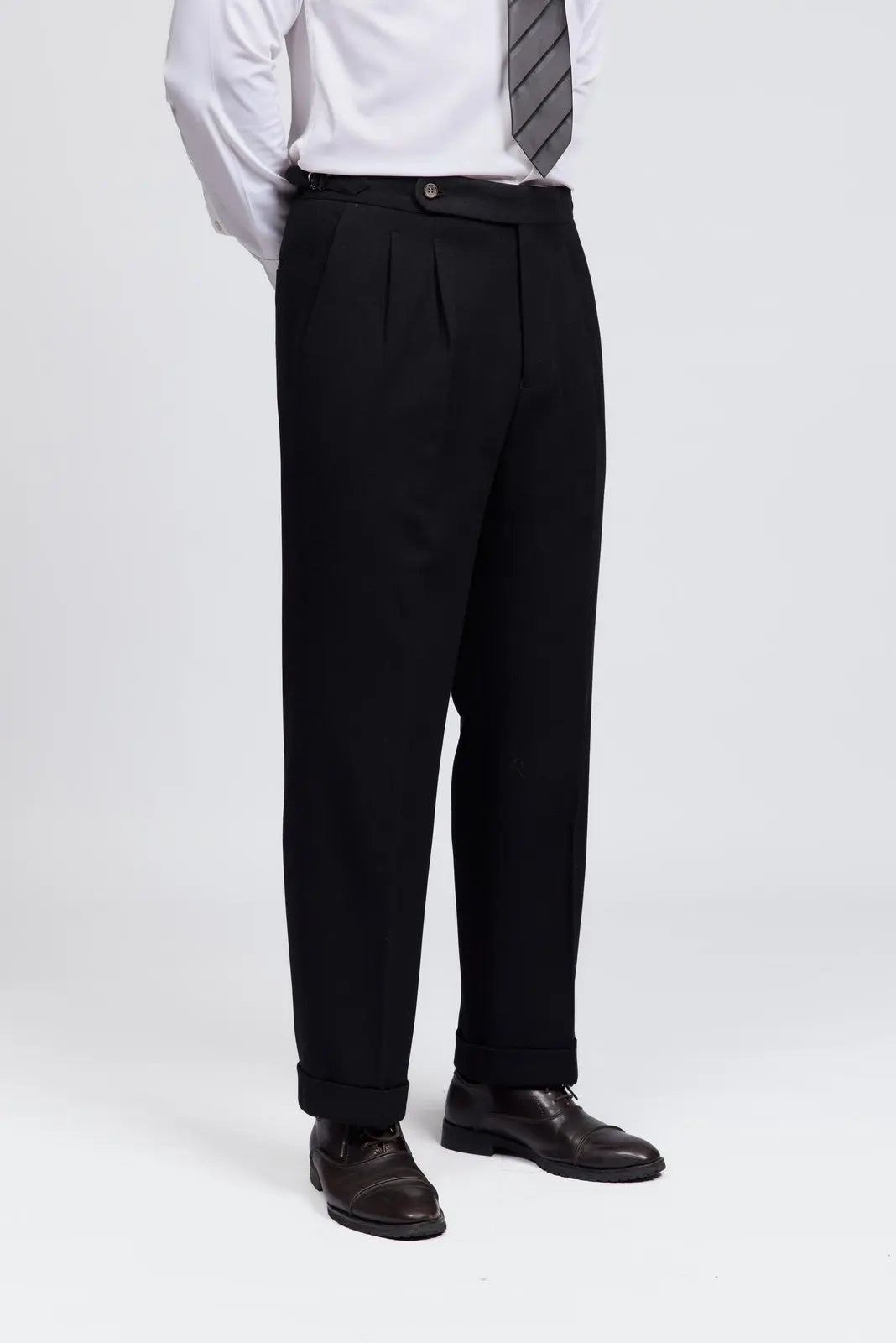 Men's Classic Adjustable-Waist Dress Trousers BRABION
