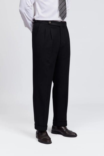 Men's Classic Adjustable-Waist Dress Trousers BRABION