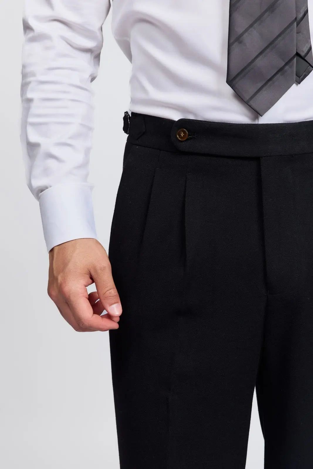 Men's Classic Adjustable-Waist Dress Trousers BRABION