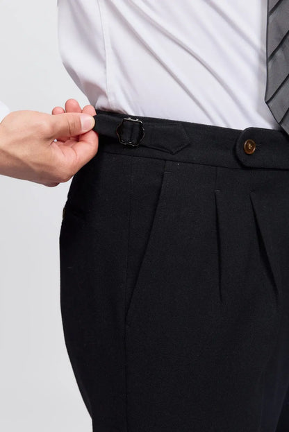 Men's Classic Adjustable-Waist Dress Trousers BRABION