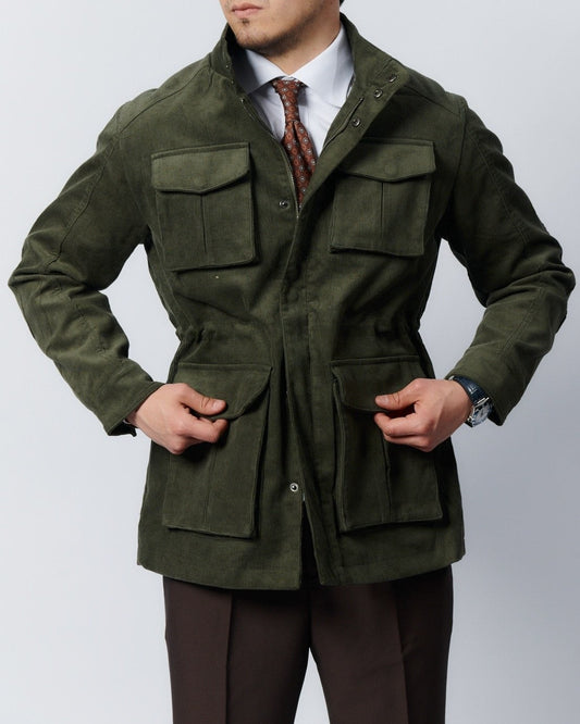 Jaqueta masculina de veludo vintage