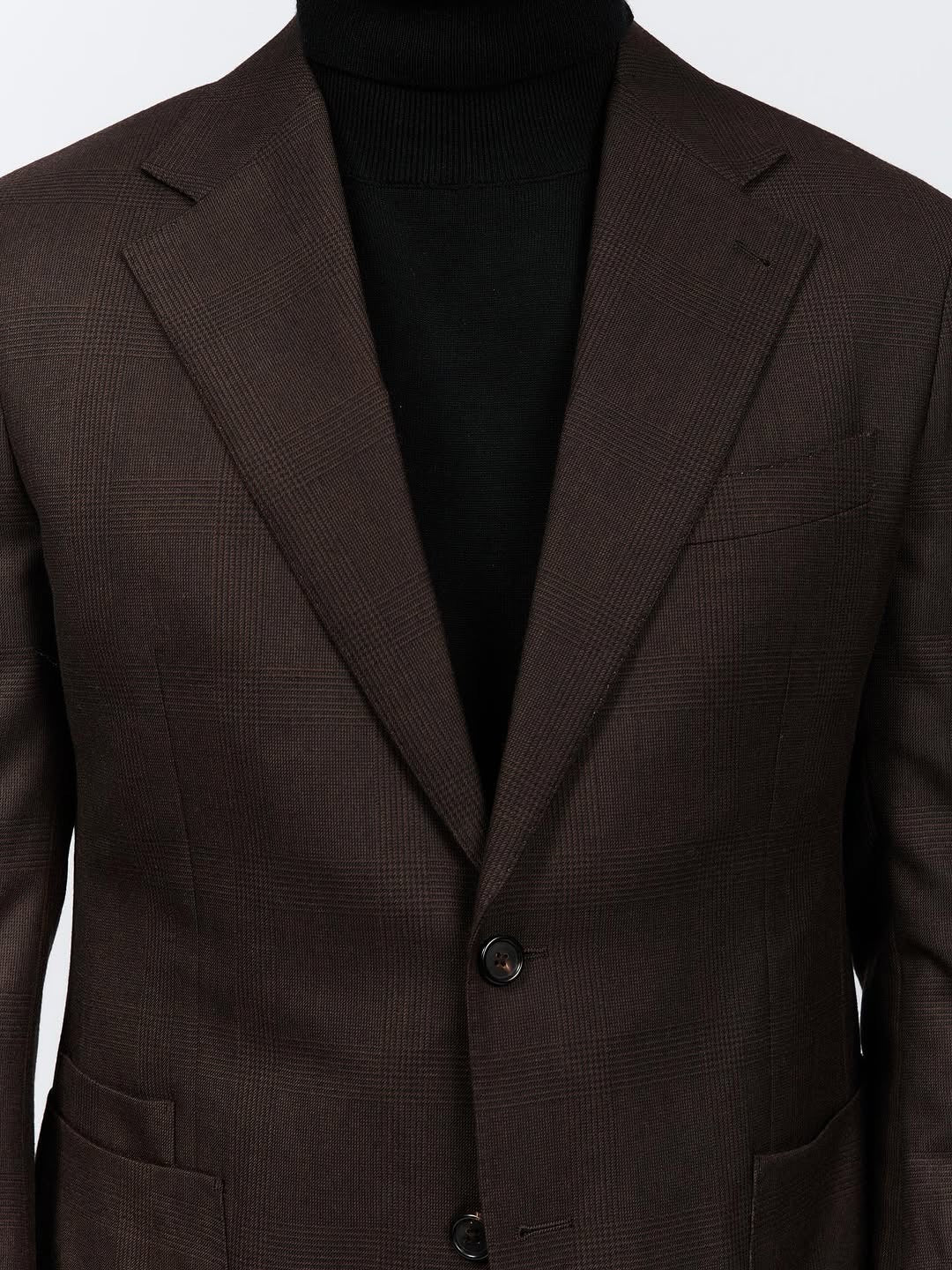 Firenze Wool Plaid Suit Jacket