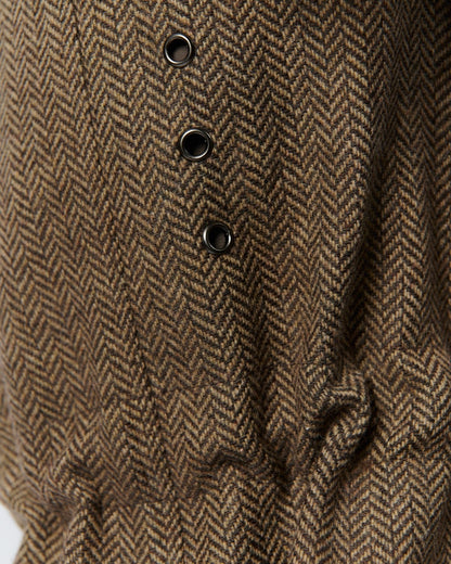Jaqueta retrô masculina de lã Windsor