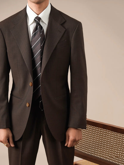 Napoli Formal Brown Retro Jacket