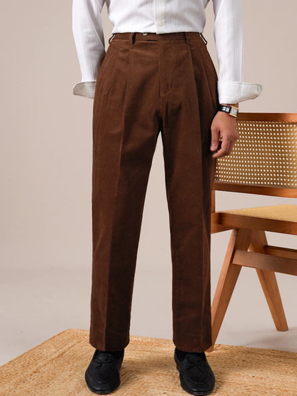 Cordhose „Verona“ für Herren mit doppelter Bundfalte