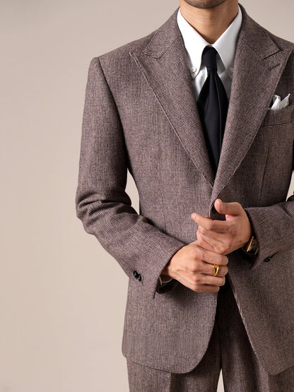 Jaqueta Genova Wool Peak Lapel