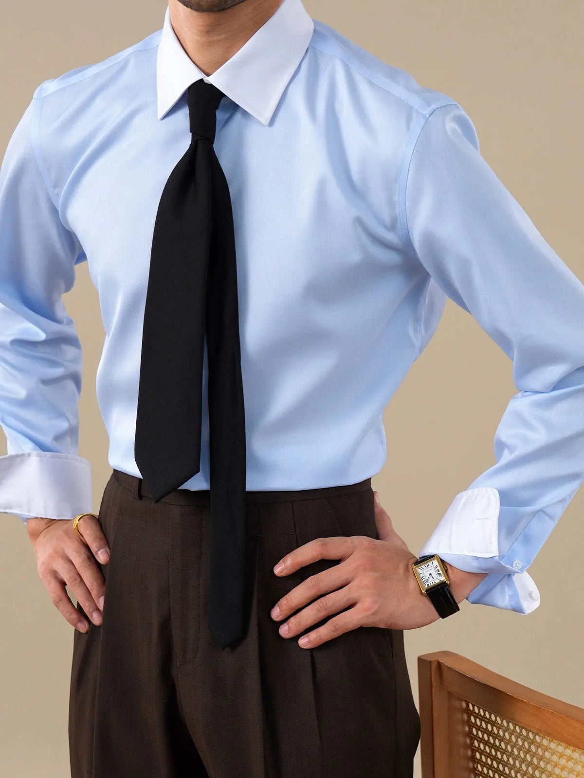 Milano Long Point Collar Breathable Shirt BRABION