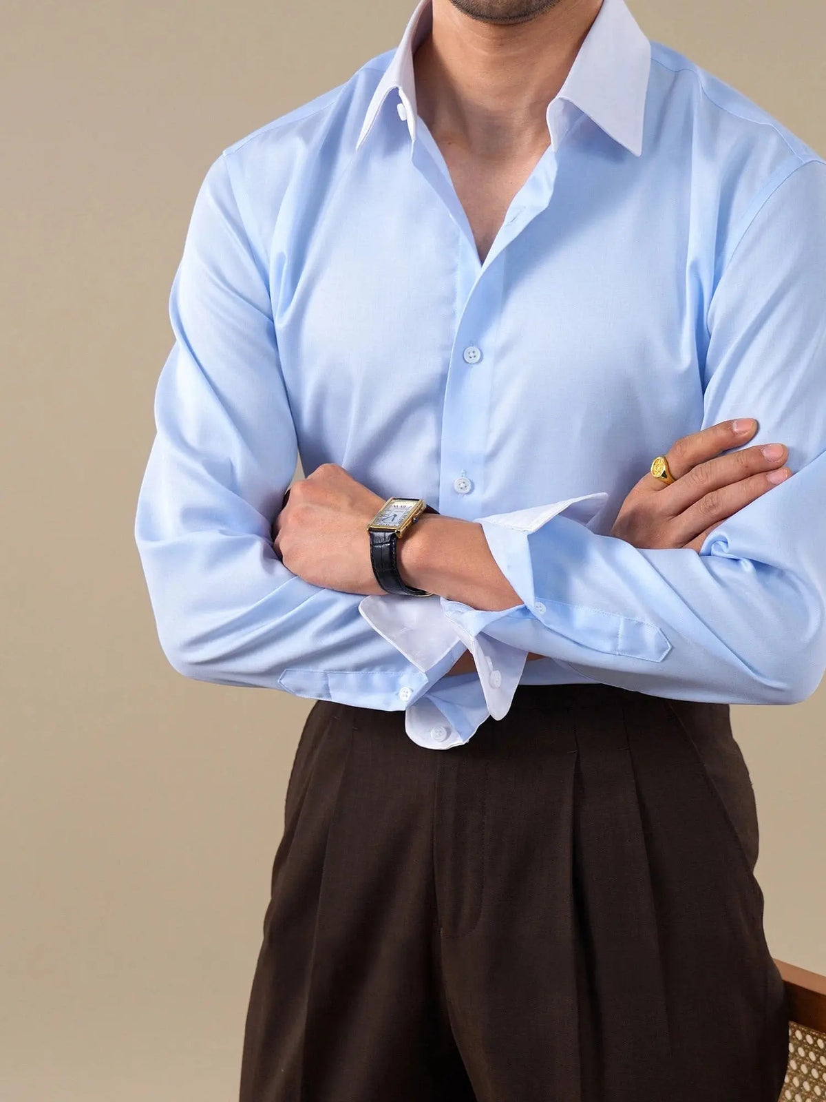 Milano Long Point Collar Breathable Shirt BRABION