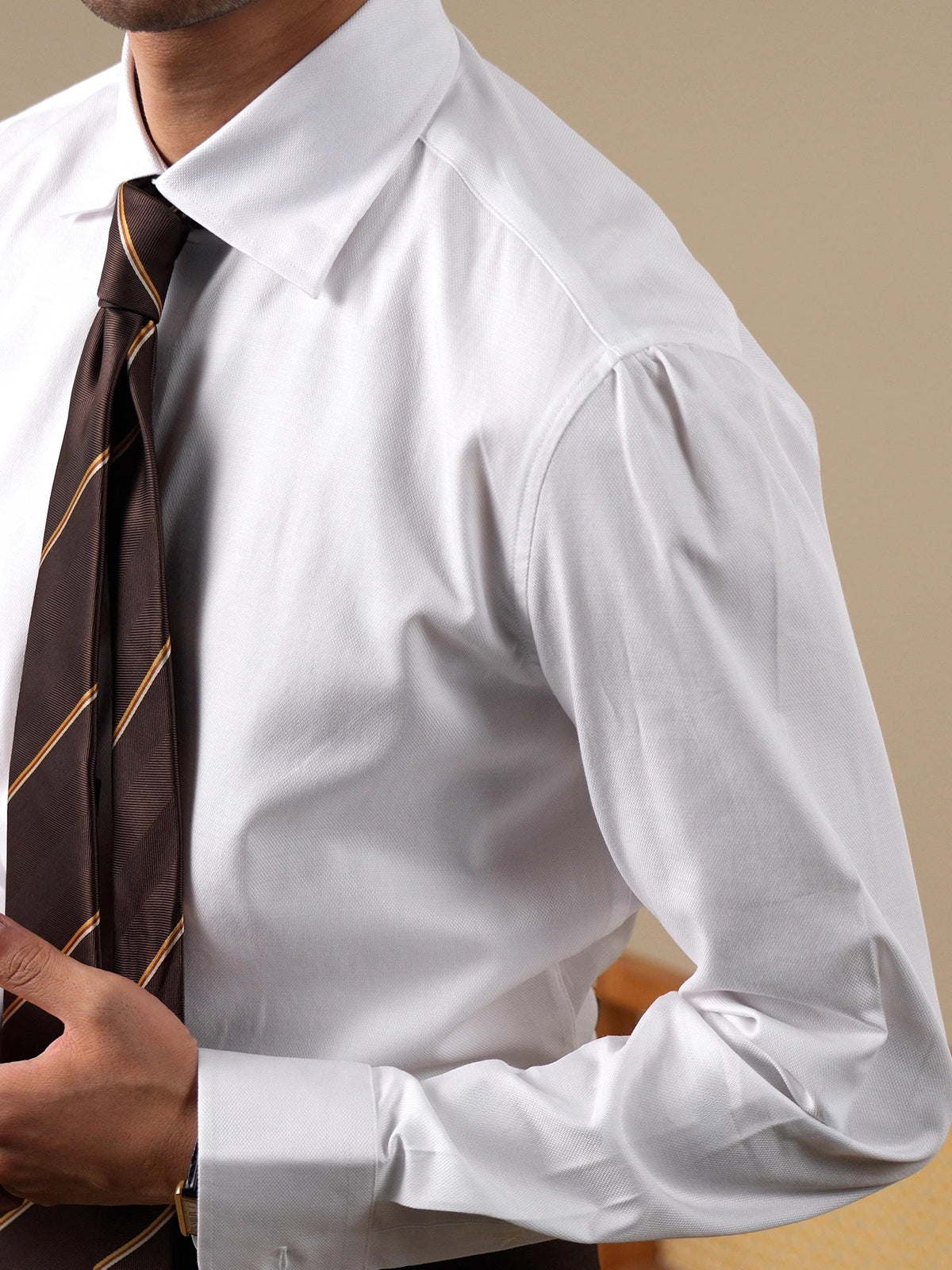 Camisa social clássica branca Brabion