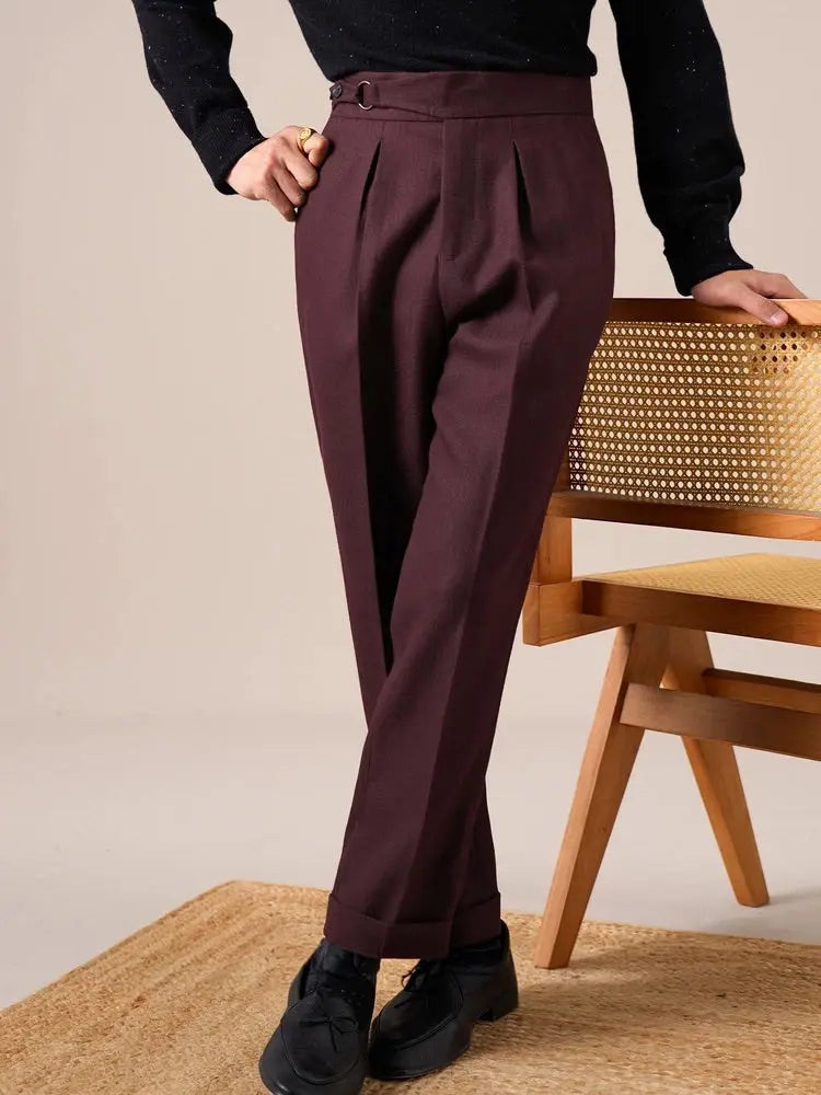 Torino High-Waisted Gurkha Dress Pants BRABION