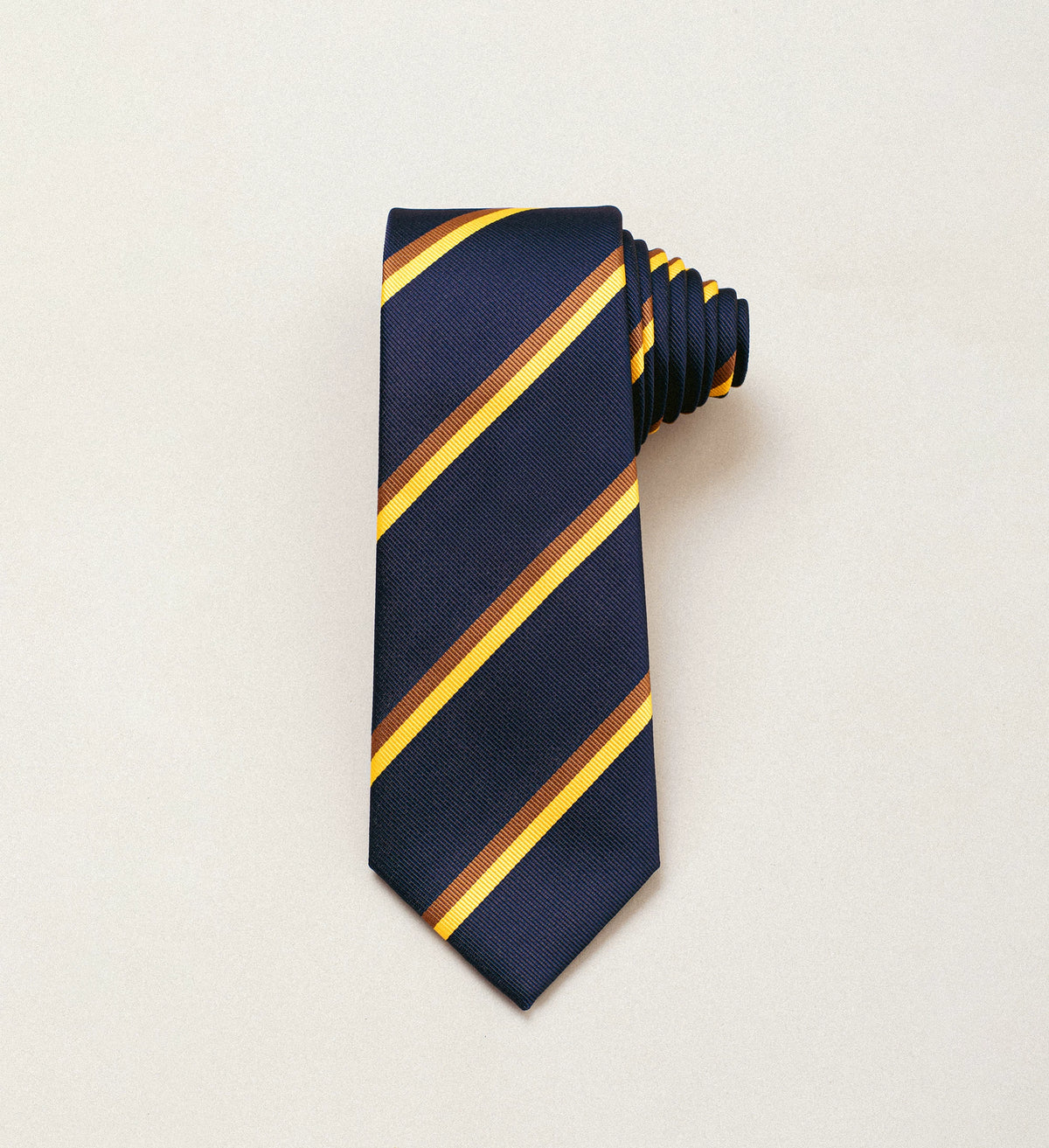 Men's Contrast Color Twill Hand-Tied Tie