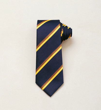 Men's Contrast Color Twill Hand-Tied Tie