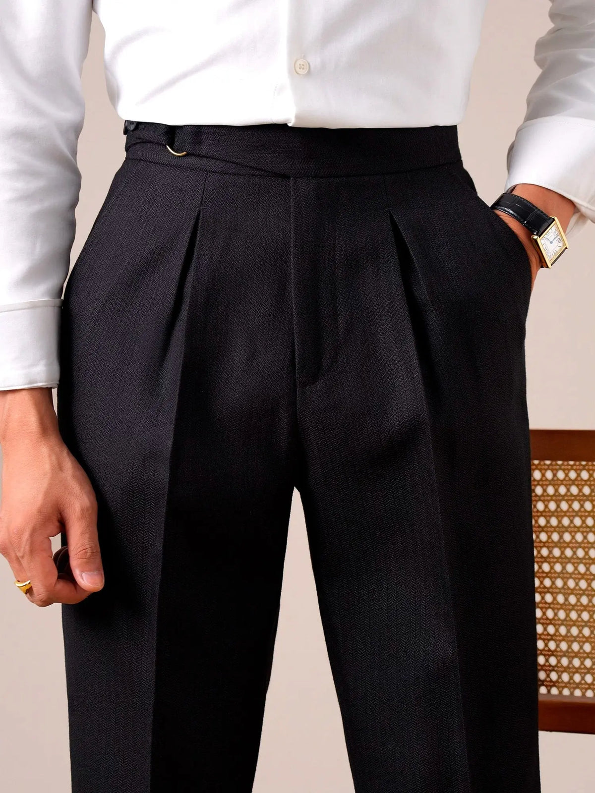 Torino High-Waisted Gurkha Dress Pants BRABION