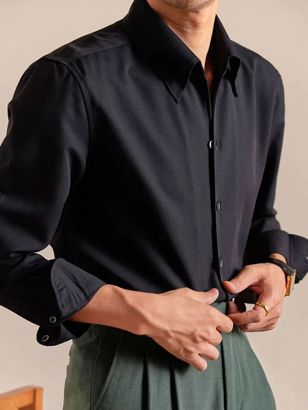 Men's Long-Sleeve Wrinkle-Resistant Shirt - BRABION