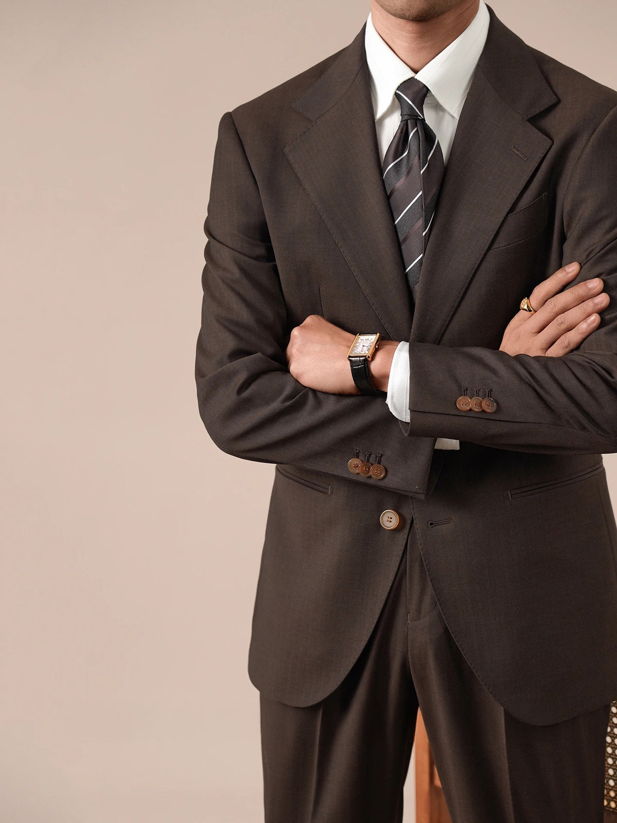 Napoli Formal Brown Retro Jacket