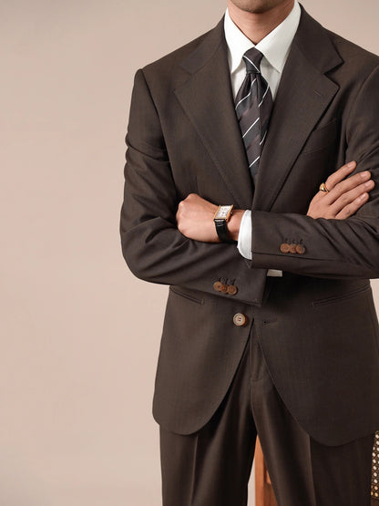 Napoli Formal Brown Retro Jacket