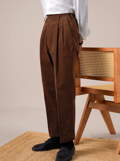 Cordhose „Verona“ für Herren mit doppelter Bundfalte