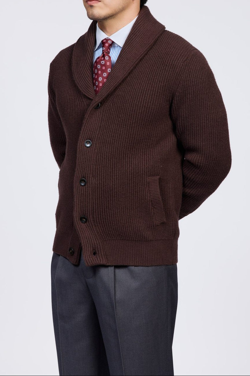 Cardigan à col châle Raymond