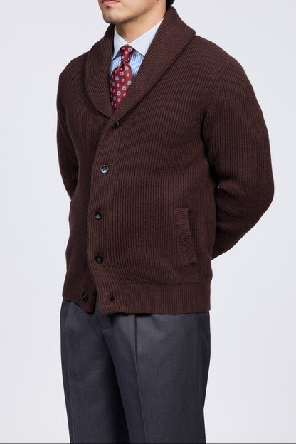 Cardigan à col châle Raymond
