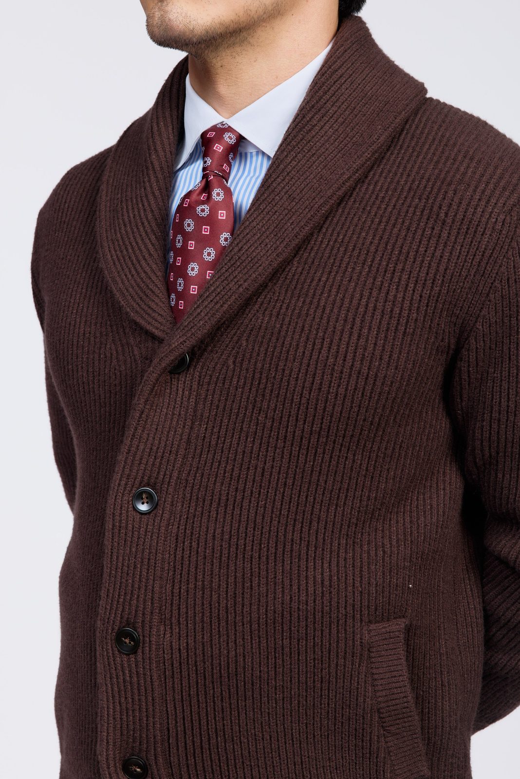 Cardigan à col châle Raymond