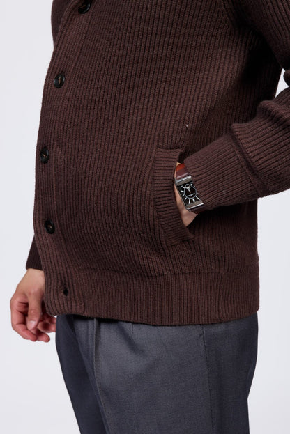 Cardigan à col châle Raymond
