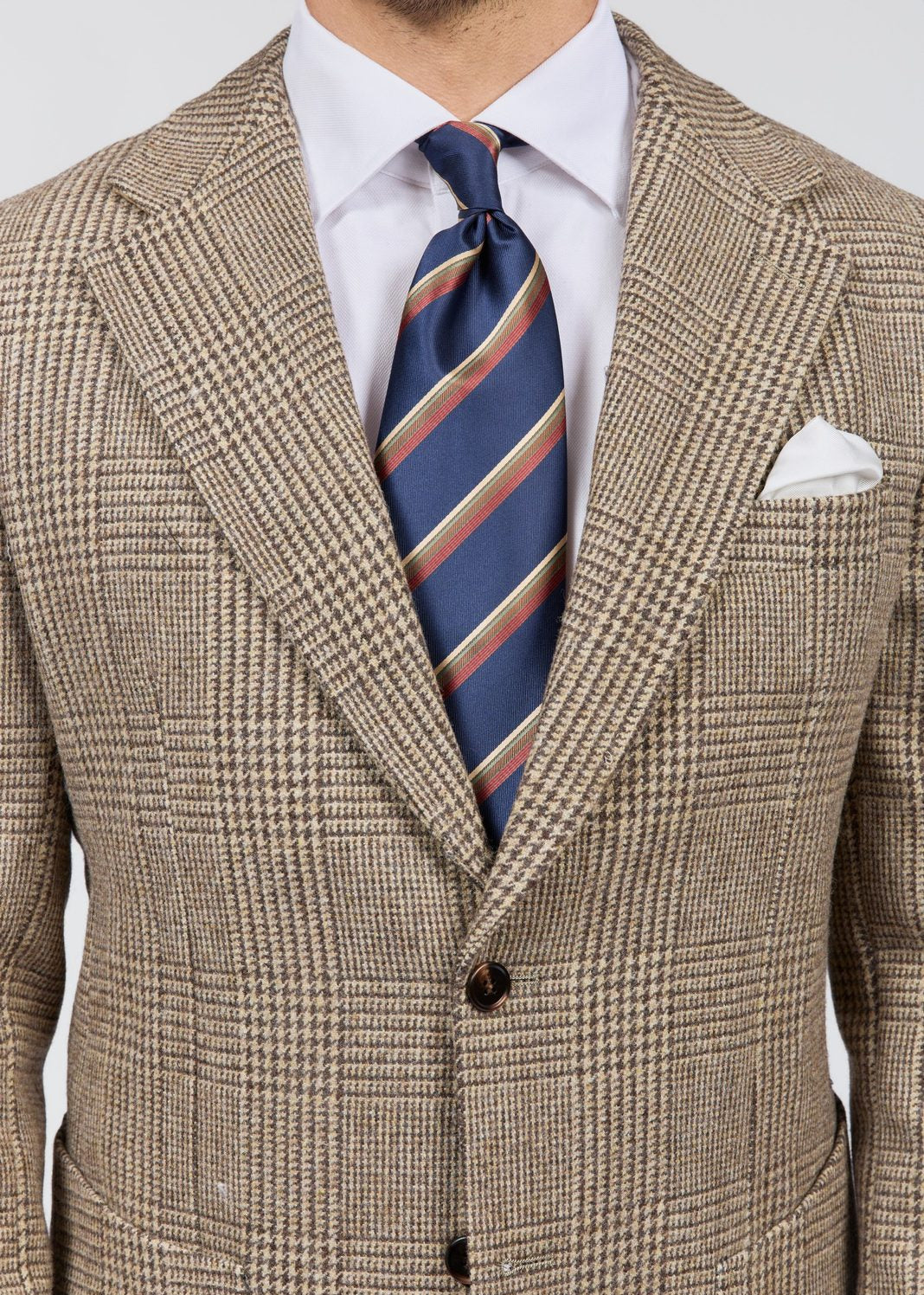 Men's Classic-Fit Check Wool Blazer