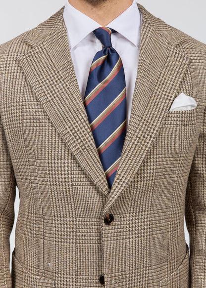 Men's Classic-Fit Check Wool Blazer