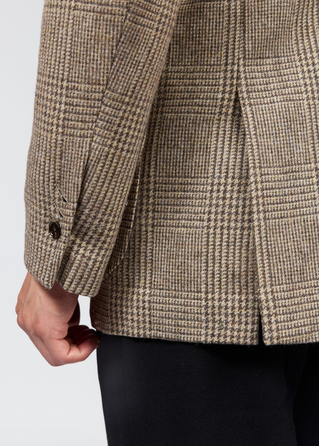Men's Classic-Fit Check Wool Blazer