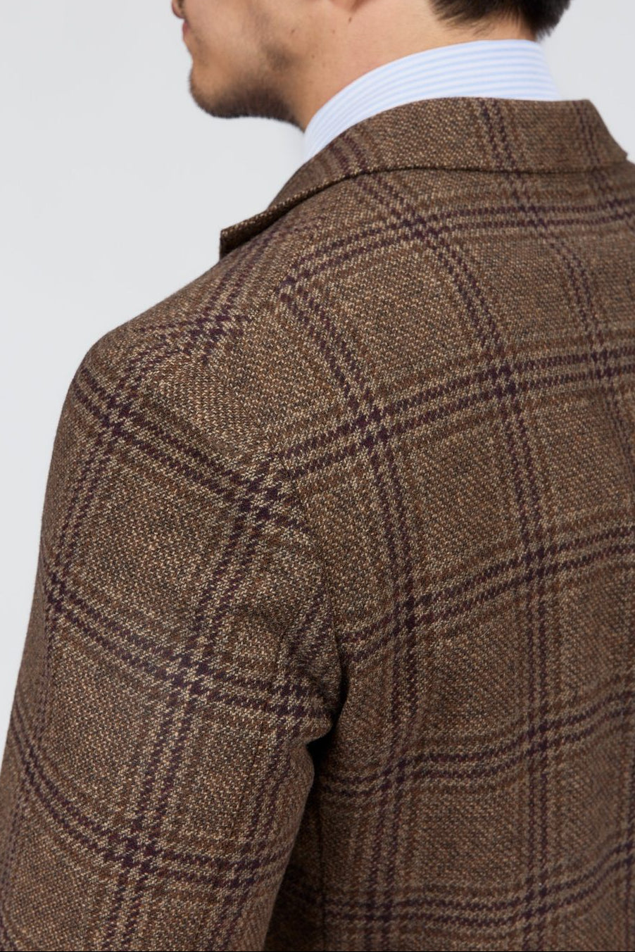 Men's Cambridge Classic Plaid Wool Blend Blazer