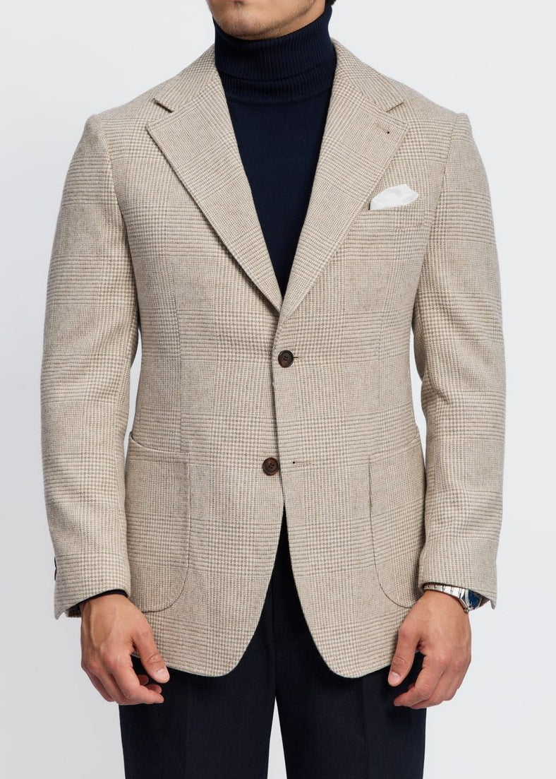 Brabion Avellino Glen Check Blazer