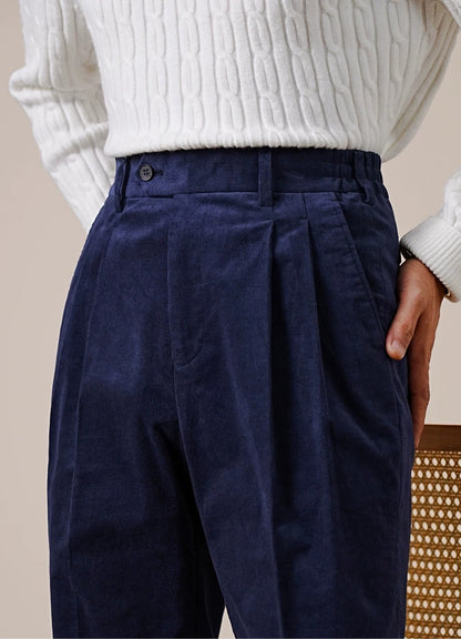 Cordhose „Verona“ für Herren mit doppelter Bundfalte