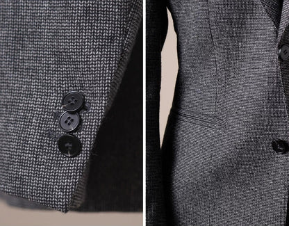 Veste en laine Bergamo Pincheck pour homme