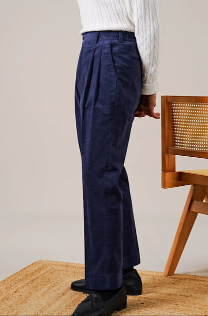 Cordhose „Verona“ für Herren mit doppelter Bundfalte