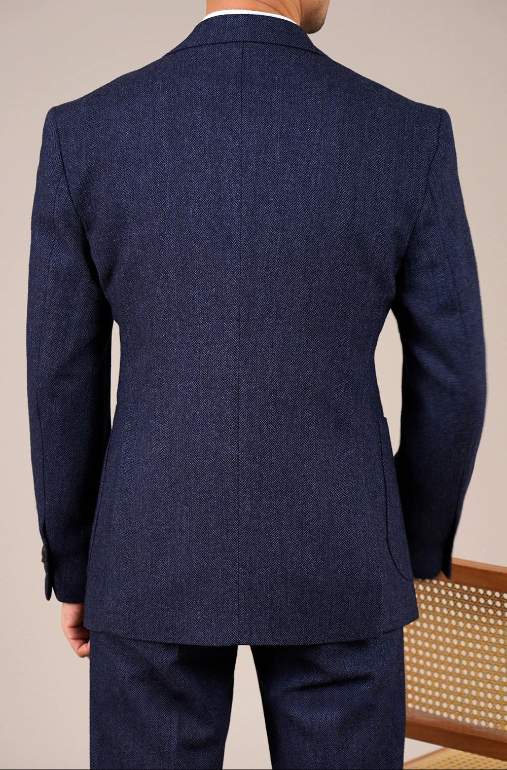 Men's Herringbone Wool Jacket