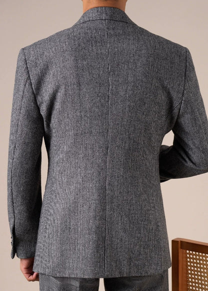 Jaqueta Genova Wool Peak Lapel