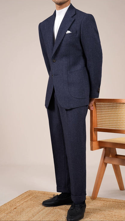 Men's Herringbone Wool Jacket