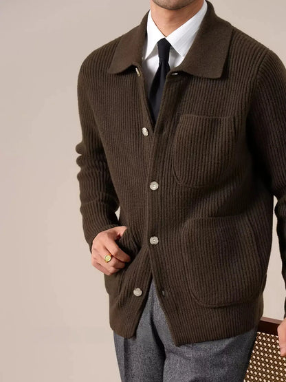 Men's Wool Cardigan Jacket BRABION